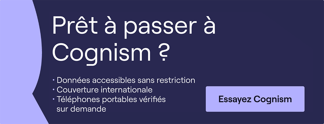 Réservez une démo et remplissez votre pipeline avec Cognism